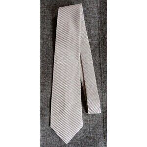Tie 70s 80s 90s Y2K New Vintage Stock The Custome Shop Taupe Gray 56 Inches